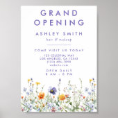 Grootse opening Wildflower Poster (Voorkant)