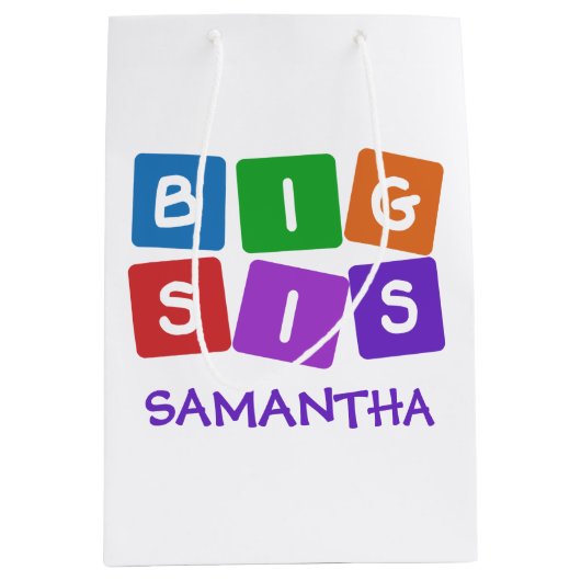 Grootse speciale cadeautassen medium cadeauzakje (Voorkant)