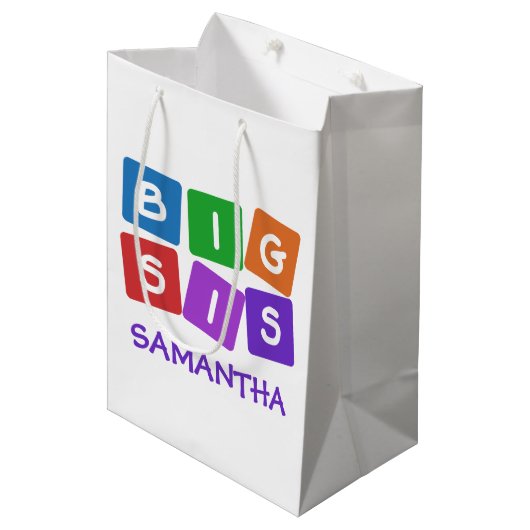 Grootse speciale cadeautassen medium cadeauzakje (Voorkant Gekanteld)