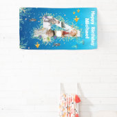 Grootse vierde verjaardag onder het Zee Foto Colla Spandoek (Insitu)