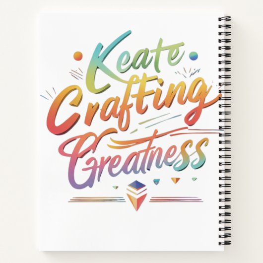 Grootsheid maken notitieboek (Achterkant)