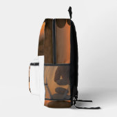 Grootsheid stap voor stap bereiken bedrukte rugzak (Rechts)