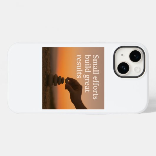 Grootsheid stap voor stap bereiken Case-Mate iPhone case (Achterkant (horizontaal))