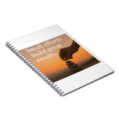 Grootsheid stap voor stap bereiken notitieboek (Rechterzijde)