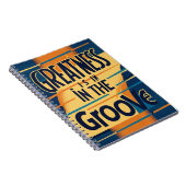 Grootsheid zit in de Groove optie 2 Notitieboek (Rechterzijde)