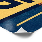 Grootsheid zit in de groove perfect poster (Hoek)