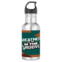 Grootsheid zit in de Groove waterfles