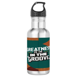 Grootsheid zit in de Groove waterfles