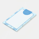 Grootsmillennial Schilderachtige Hydrangea Aanpasb Post-it® Notes (Schuin)