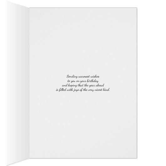 Grootson Abstract Design Blue Birthday Card (Binnen (Rechts))