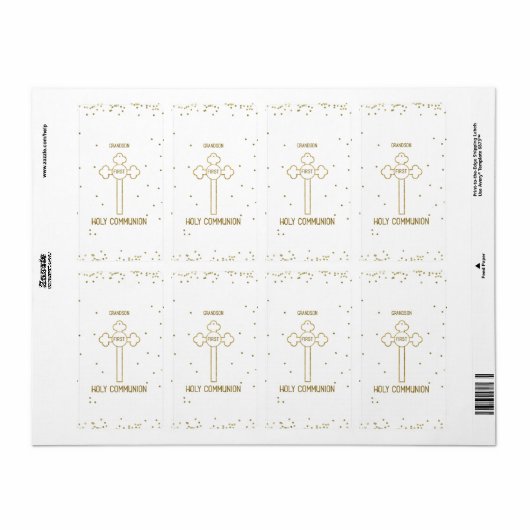 Grootson First Heilige Communistische Gouden Kijk  Etiket (Full Sheet)