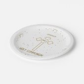 Grootson First Heilige Communistische Gouden Kijk  Papieren Bordje (Gekanteld)