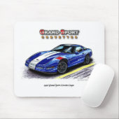 Grootsport Corvette Coupe 1996 Muismat (Met muis)