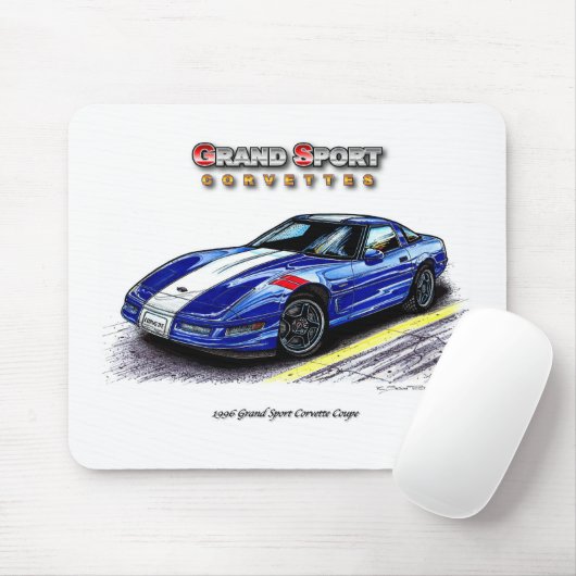 Grootsport Corvette Coupe 1996 Muismat (Met muis)