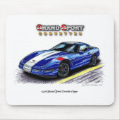 Grootsport Corvette Coupe 1996 Muismat (Voorkant)