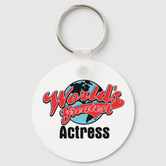 Grootste actrice ter wereld sleutelhanger (Voorkant)