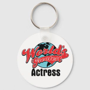 Grootste actrice ter wereld sleutelhanger