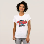 Grootste actrice ter wereld t-shirt (Voorkant volledig)