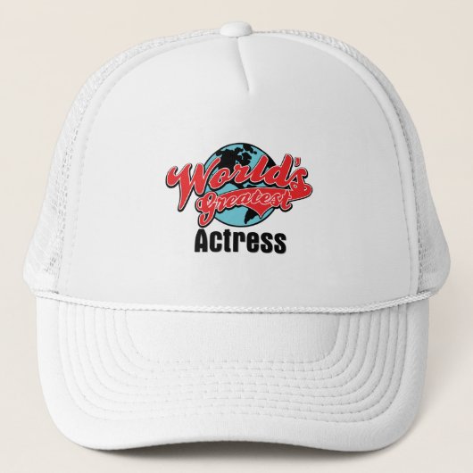 Grootste actrice ter wereld trucker pet (Voorkant)