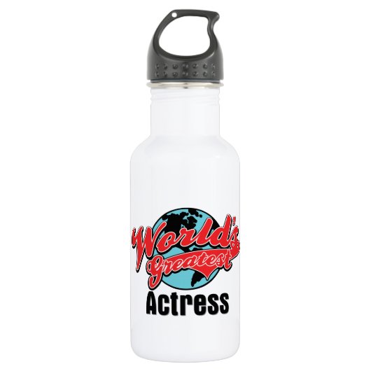 Grootste actrice ter wereld waterfles  (Voorkant)