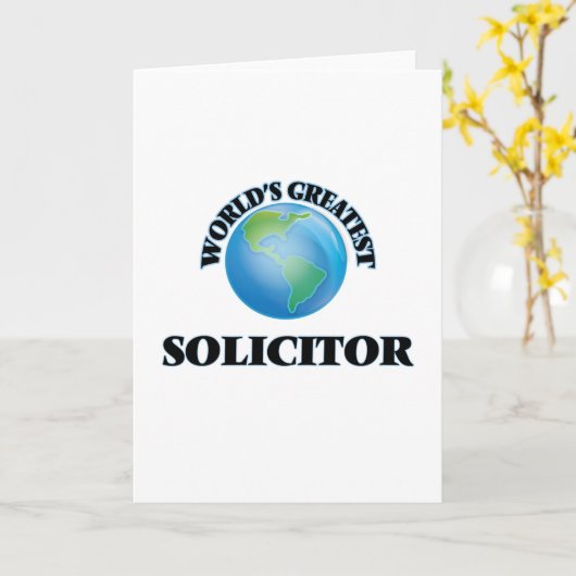 Grootste advocaat ter wereld kaart (Gele Bloem)