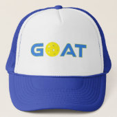 Grootste Aller Tijden GOAT Pickleball Trucker Pet (Voorkant)