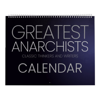 Grootste anarchisten - Klassieke denkers en schrij Kalender