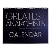 Grootste anarchisten - Klassieke denkers en schrij Kalender (Hoes)