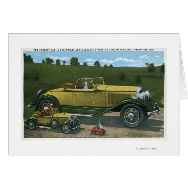 Grootste auto ter wereld, studentenpromotie (Voorkant Horizontaal)