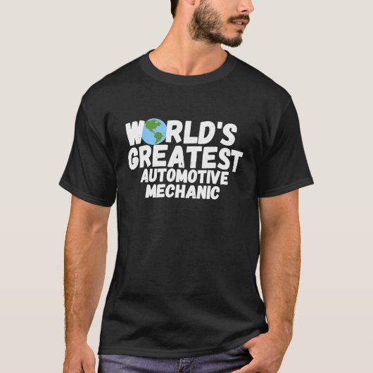 Grootste Automonteur Ter Wereld T-shirt (Voorkant)
