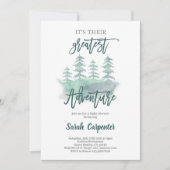 Grootste Avontuur Baby shower Kaart (Voorkant)