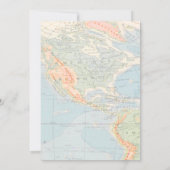 Grootste Avontuur Bloemen Wereldkaart Reizen Bruid Kaart (Achterkant)