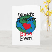 Grootste Baba Hart ter Wereld Kaart (Gele Bloem)