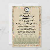  grootste Baby shower voor reiskaart voor avontuur Kaart (Voorkant)