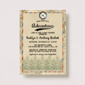 grootste Baby shower voor reiskaart voor avontuur Kaart