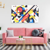 Grootste Bauhaus Art Canvas Afdrukken 7 (in groott (Insitu (Woonkamer))