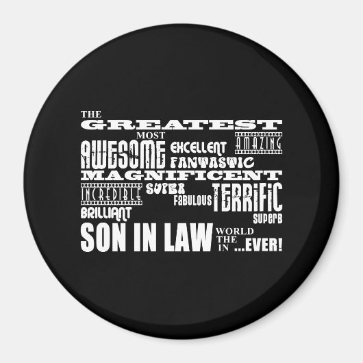 Grootste Beste Zonen in Recht Verjaardag & Huwelij Magneet (Voorkant)