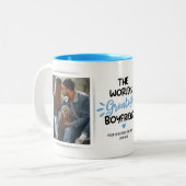 Grootste Boyvriend 2 Photo Two-Tone Coffee Mok (Voorkant links)