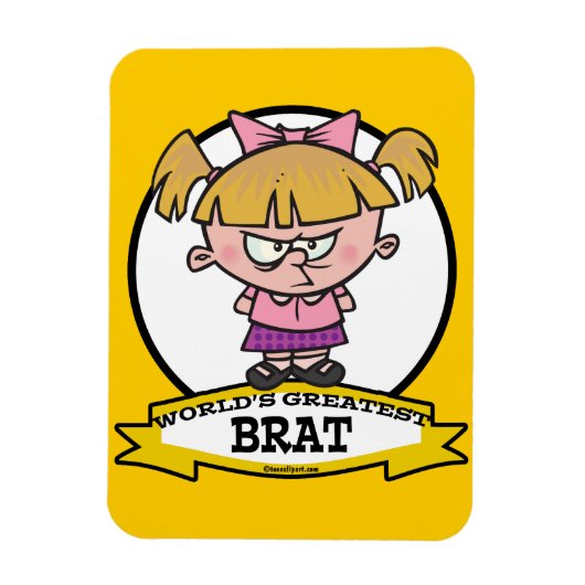 GROOTSTE BRAT CARTOON TER WERELD MAGNEET (Verticaal)