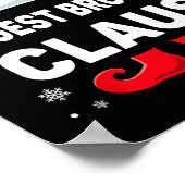 Grootste broer Claus Kerst Matching Familie GR Poster (Hoek)
