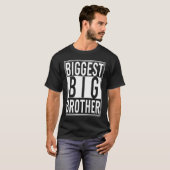 Grootste broer en beste oudere broer t-shirt (Voorkant volledig)