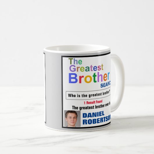 Grootste broer ooit zoeken koffiemok (Voorkant rechts)