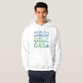 Grootste bron van aardgas ter wereld hoodie (Voorkant volledig)