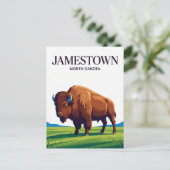 Grootste Buffel ter Wereld USA Briefkaart (Staand voorkant)