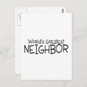 Grootste buurman ter wereld briefkaart (Voorkant / Achterkant)
