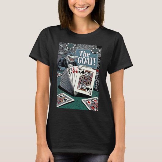 Grootste Card Shark Aller Tijden T-shirt (Voorkant)