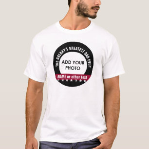 Grootste DAD Aangepaste fotografie Stars A03 T-shirt