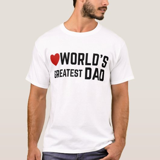 GROOTSTE DAD VAN DE WERELD T-SHIRT (Voorkant)