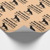 Grootste Duitse herder ter wereld Cadeaupapier (Hoek)