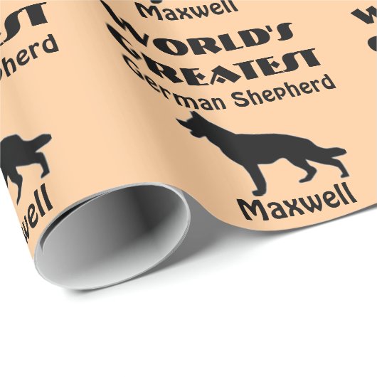 Grootste Duitse herder ter wereld Cadeaupapier (Rol Hoek)